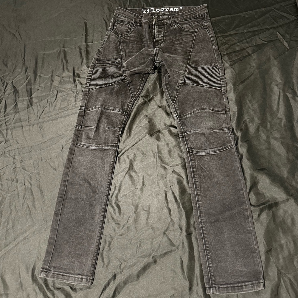 Men's Kilogram Black / Gray Jeans - Slim Fit - 32